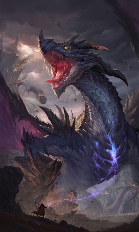 ArtStation - artwork, Gary Fu | Dragon artwork fantasy, Mythical creatures art, Fantasy creatures