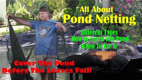 All About Pond Netting! - YouTube