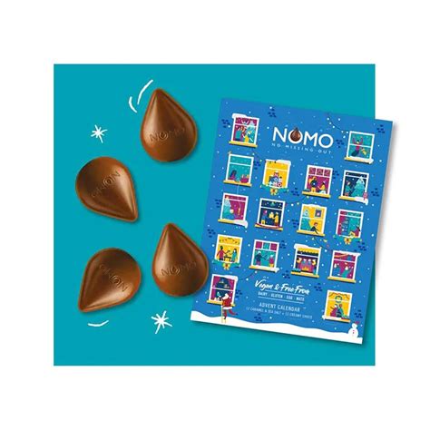 NOMO - Vegan Chocolate Advent Calendar (96g) - The Vegan Kind