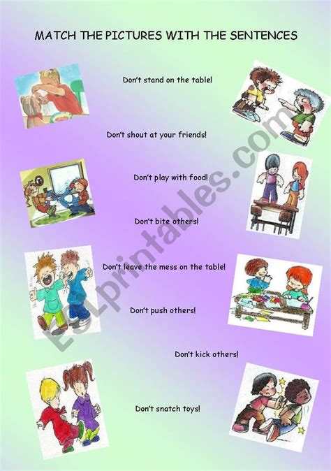 bad manners - ESL worksheet by monika.79