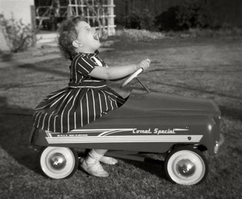 Lovely Vintage Photos of Kids With Their Pedal Cars ~ Vintage Everyday