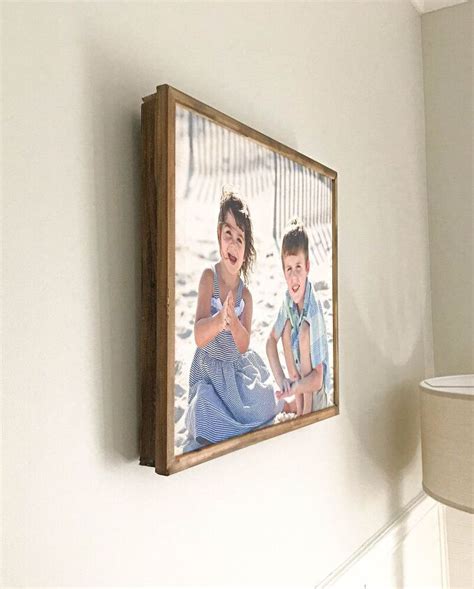 Simple DIY Canvas Frame From Lattice Wood and Moulding | Hometalk