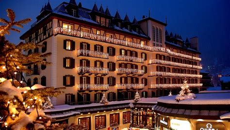 Hotel Mont Cervin Palace in Zermatt, Switzerland - White Blancmange