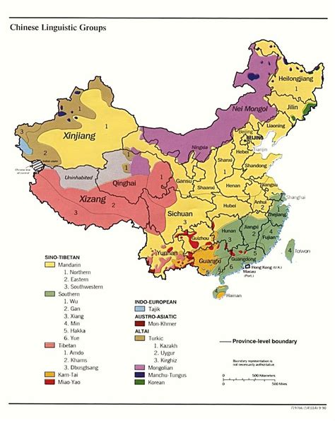 Map of Chinese linguistic groups | Download Scientific Diagram