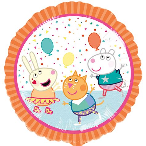 Peppa Pig Standard Foil Balloons S60 - 5 PC : Amscan International