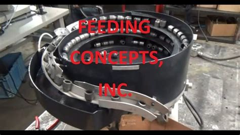 VIBRATORY BOWL PARTS FEEDER- Feeding Concepts, Inc. | Feeder, Bowl, Feeding