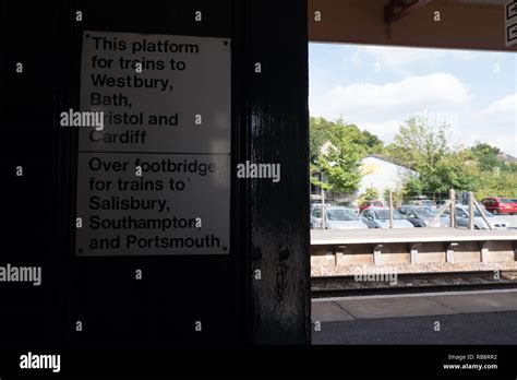 Warminster Railway Station, Wiltshire Stock Photo - Alamy