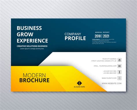 Abstract business brochure card template illustration vector 258454 ...