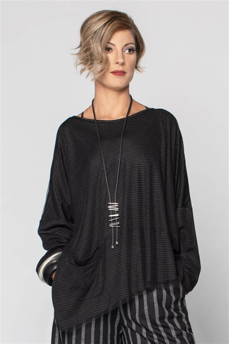 LUUKAA Verona Tunic in Black Mesh | KALIYANA.COM