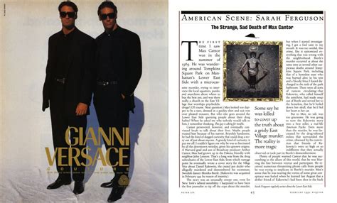 The Strange, Sad Death of Max Cantor | Esquire | FEBRUARY 1992