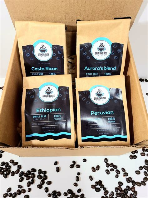 Coffee Gift Box, Coffee Lovers Gift Box, Coffee Sample Box, Coffee Sampler, Coffee Gift for Her ...