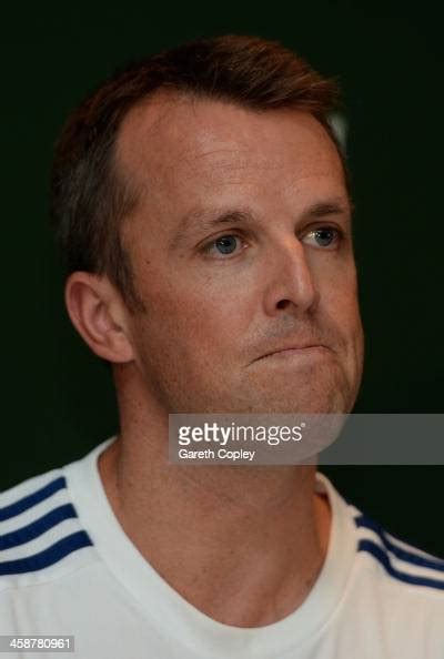 Graeme Swann of England speaks at a press conference to announce his... News Photo - Getty Images