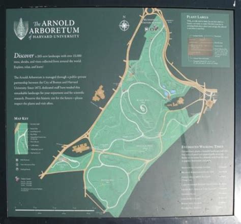 Arnold Arboretum Map - Picture of Arnold Arboretum, Boston - TripAdvisor