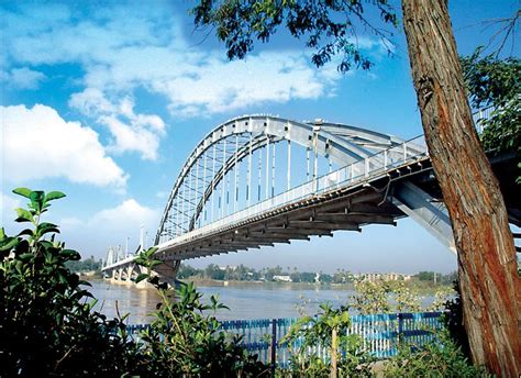 Picture Of Bridge In Ahvaz On The Karoon River