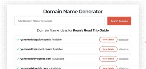 Domain Name Generator (Free Domain Name Ideas)