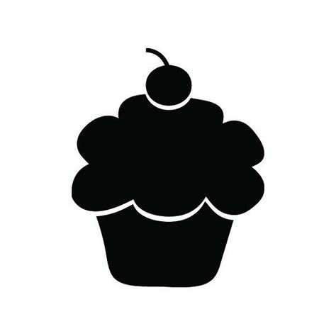 Cupcake Silhouette Clipart | Free download on ClipArtMag