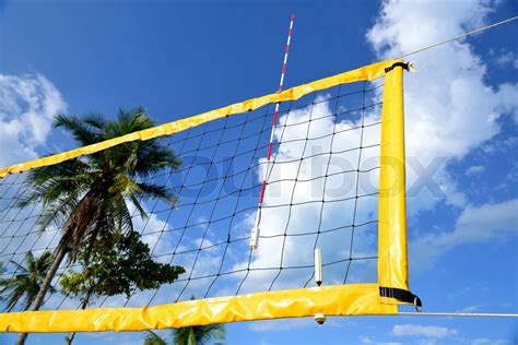 The net of beach volleyball | Stock image | Colourbox