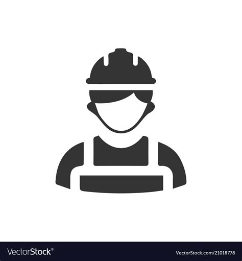 Contractor icon Royalty Free Vector Image - VectorStock