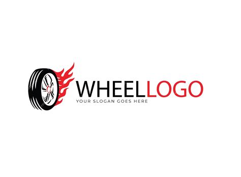 Premium Vector | Wheel logo design vector wheel illustrator