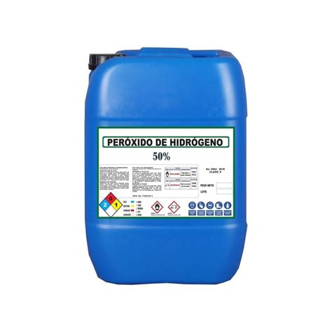 Peróxido de hidrógeno 50% – Agua oxigenada – QUINOR