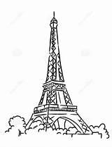 Pages Coloring Page Eiffel Tower Paris Download  Home sketch template