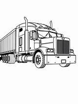 10  Free Printable Semi Truck Coloring Pages For Kids sketch template