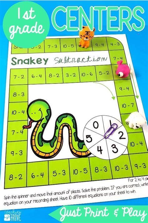 Math Games for First Grade | First grade math, Teaching subtraction ...