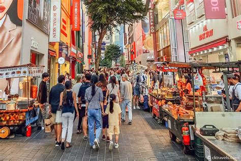 Myeongdong Night Market in Seoul Guide + Photos - CK Travels