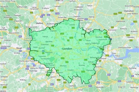 ULEZ expansion map shows the Hertfordshire areas a whisker away from ...