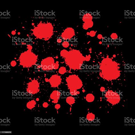 Red Ink Splatter Background Stock Illustration - Download Image Now - Abstract, Art, Backgrounds ...