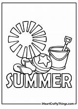 Summer Fun Coloring Pages For Kids sketch template