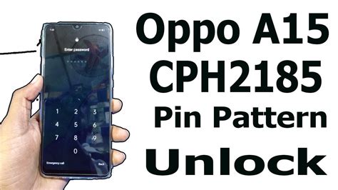 How To Unlock Oppo a15 Password Frp Pattern | For GSM