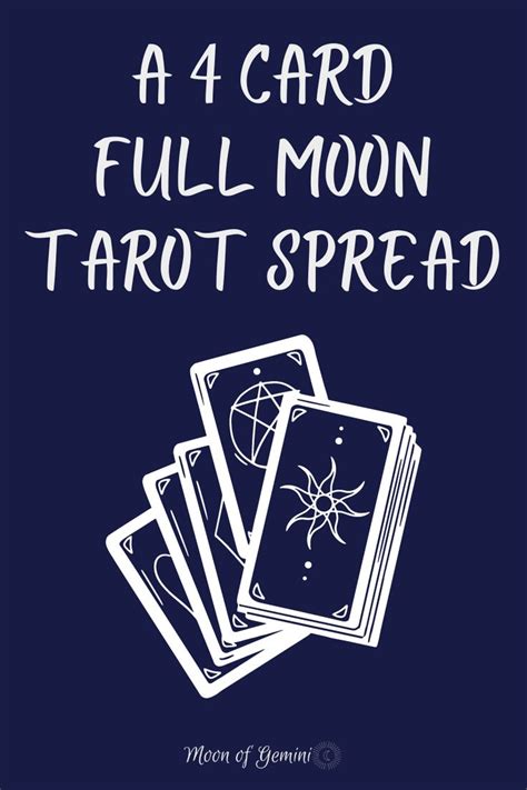 A Full Moon Tarot Spread • Moon of Gemini | Full moon tarot, Tarot ...