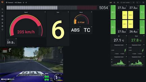 WebSocket telemetry from the Assetto Corsa racing simulator to the ...