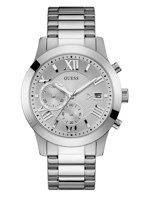 Silver-Tone Classic Watch | GUESS