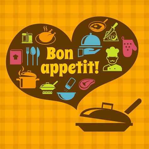 Cooking bon appetit poster 436201 Vector Art at Vecteezy