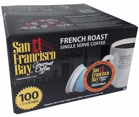 San Francisco Bay Gourmet Coffee French Roast Single Serve Coffee 100 ...