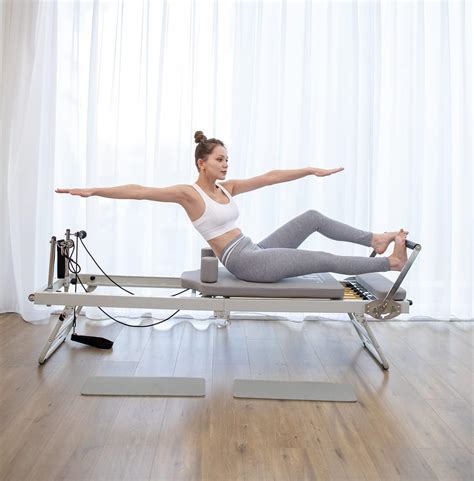 Buy Foldable Pilates Reformer Machine Equipment for Home Workouts Online at Lowest Price in ...