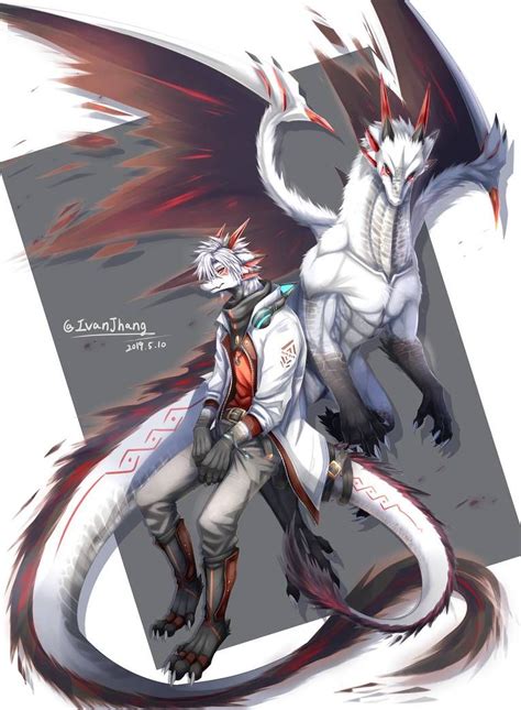 IV(Dragon by ffxazq on DeviantArt | Anime furry, Fantasy creatures, Furry art