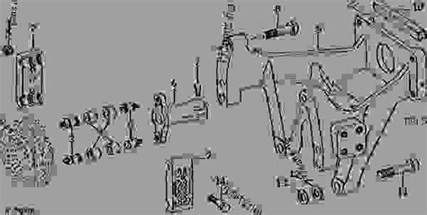 HYDRAULIC PUMP DRIVE AND SUPPORT [03D22] - TRACTOR John Deere 4030 ...