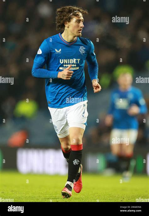 Rangers' Fabio Silva during the cinch Premiership match at the Ibrox ...