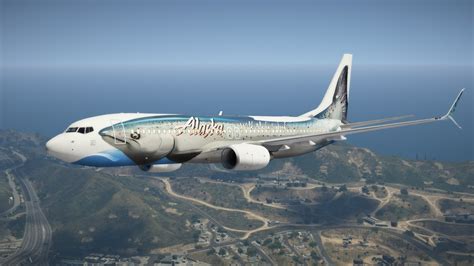 Alaska Airlines Boeing 737 Livery Pack - GTA5-Mods.com