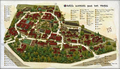 MAP OF ANADOLU UNIVERSITY | Behance :: Behance