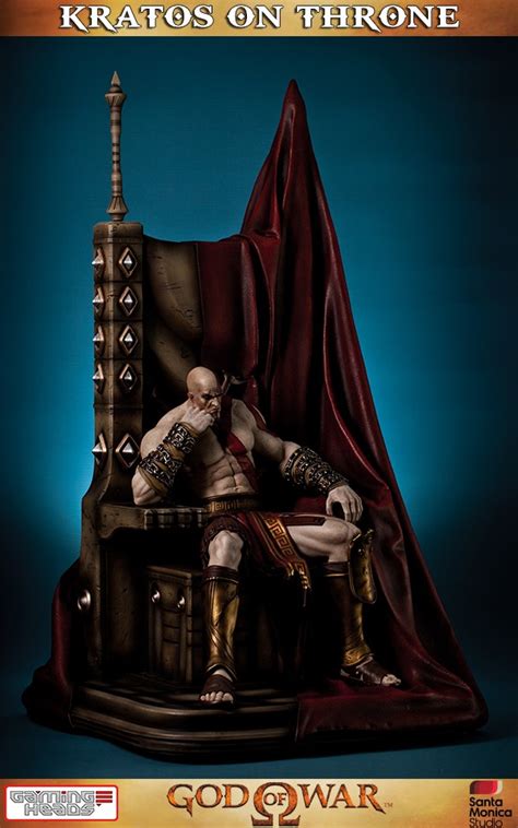 God of War™: Kratos on Throne Statue