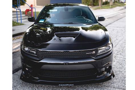 2015-2019 Dodge Charger Front Splitter V1 (Scatpack/Hellcat/Daytona) – AeroflowDynamics