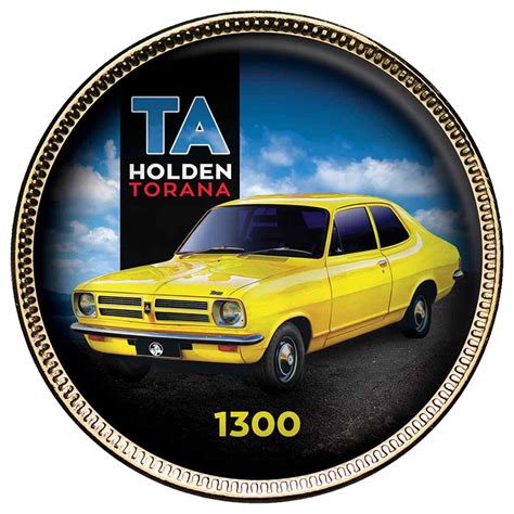 Holden Monaro 9 Coin Enamelled Penny Set - Comm Coinage