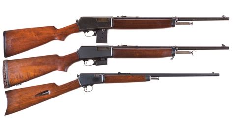 Three Winchester Semi-Automatic Rifles | Rock Island Auction