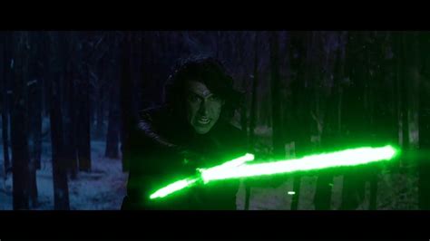 Rey and Finn vs Kylo Ren Green Lightsaber | Rey and finn, Lightsaber ...