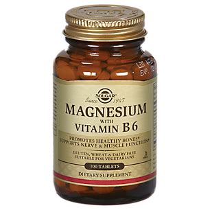 Product Image for Magnesium With Vitamin B6 (100 Tablets)