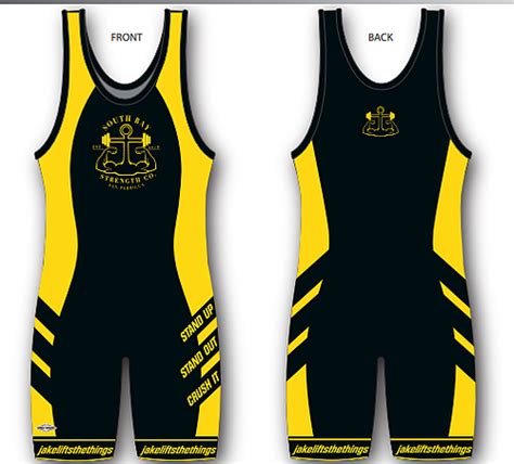 Custom Singlet — South Bay Strength Company